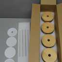 DWTS DANWEITESI Glass Cups with Lids and Straws,24 oz Smoothie Cup with Lid and Straw-Boba Mason Jar,Matcha Cup Wide Mouth Reusable Drinking Glasses,Iced Coffee Cups Glass,Vasos De Vidrio, 4 Pack