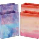 Hallmark 6" Small Easter Gift Bag Bundle (8 Bags, 4 Watercolor Tie-Dye Designs in Pink, Purple, Blue, Green) for Birthdays, Mother's Day, Teachers and More