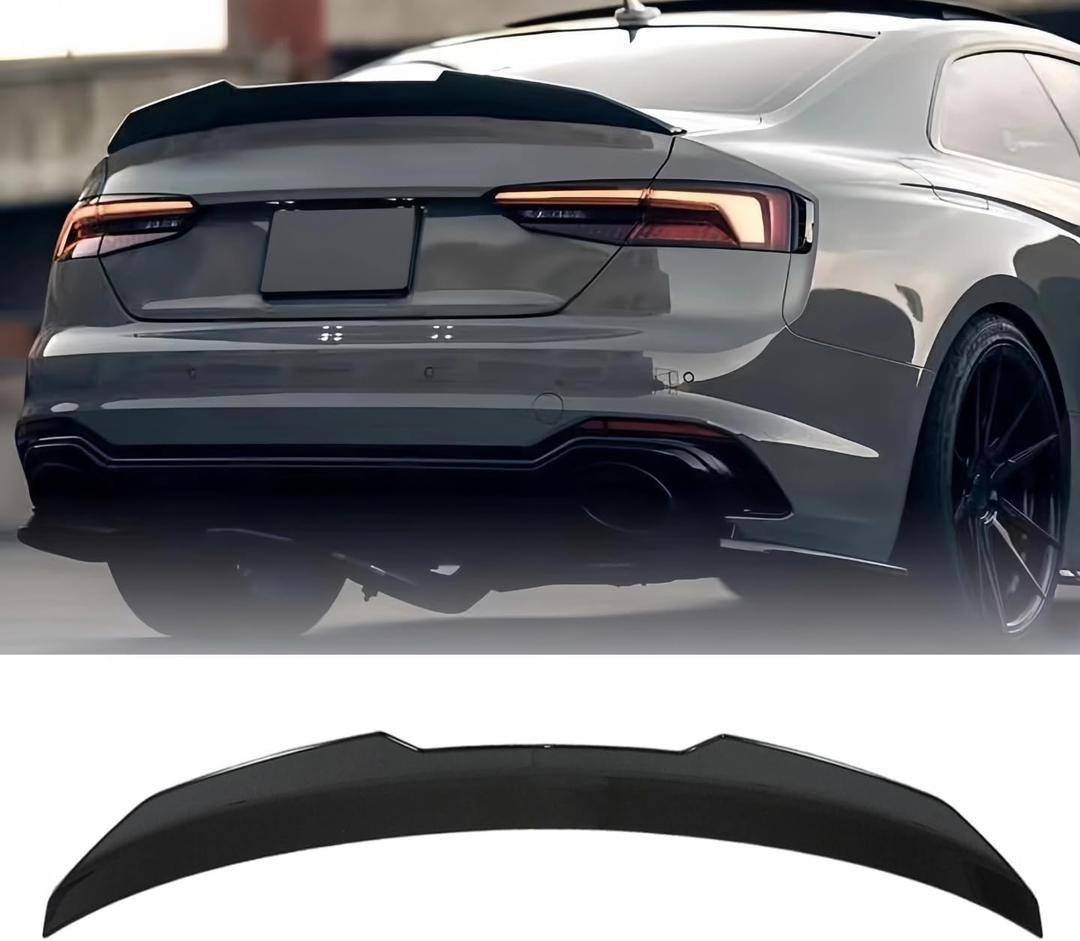 Rear Spoiler Wing Gloss Black for Audi A5 S5 RS5 B9 4DR Sportback 2018-2025