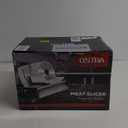 OSTBA Meat Slicer Electric Deli Food Slicer with Child Lock Protection, Removable 7.5 Stainless Steel Blade and Food Carriage, Adjustable Thickness Food Slicer Machine for Meat, Cheese, Bread(150W)