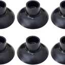 Trampoline Leg Caps Leg Protectors Suction Cup,Stronger Feet Pedestals Rubber Jump Bed Pipe Covers for Trampoline Jump Bed (6pcs)