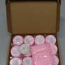 24 Pcs Cross Soap Baptism Favors Set Baby Baptism Favor Scented Soap Favors for Baby Shower Christening Communion Wedding Bridal Party Guests Decoration (Pink)