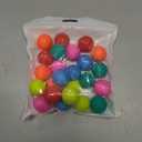 Super Z Outlet 1 Inch Small Neon Rubber Super Bouncy Balls for Kids Birthday Party Favor Prizes, Colorful Assortment - (Pack of 24)