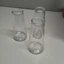 Transparent Vase 5.5 Inch, 8 Pieces 