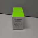 2 x AUVON Large Pill Organizer, Pill Dispenser for Holding 6 Various Vitamins, Pill Box Case with Anti-Mixing & Wide Opening Design, Easy to Retrieve Meds, Includes 20 Pcs Stick-on Labels (Black)