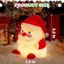3 x Cute Night Light for Kids, 3 Level Dimmable Bedside Touch Lamp, Silicone Bedside Lamp for Baby and Toddler for Boys, Girls and Children, Christmas Decorations, Cute Gifts