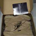 FREE SOLDIER Men's Tactical Hiking Boots Lightweight Comfortable Combat Work Boots 6 Inches (8.5, Tan)