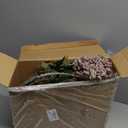 Zeyune 3 Pcs Artificial Purple Berry Stem Spring Faux Flowers Picks Branches Fake Realistic Sedum Stem Spray for Wedding Holiday Seasonal Farmhouse Mantel Harvest DIY Home Decorations(42 Inch)