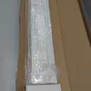 36" W x 36" H Cordless Faux Wood Blinds, 2" Slat, White, Room Darkening, Waterproof, Easy to Install, Inside Mount, Wand Tilt Control