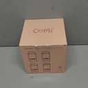 COMI Natural Glass Baby Bottle,Standard Neck Breastmilk Storage Bottle for Fridge,Breast Milk Container,Breast Pump Bottle Compatible with Medela Breast Pump,BPA Free,4PCS (5oz,4 Gray Lids)