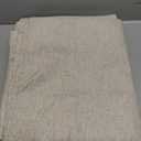 LAMIT Ivory 100% Blackout Linen Curtains 54 Inches Long, Linen Textured Living Room Farmhouse Curtains Full Room Darkening Back Tab and Rod Pocket Panels with White Liner, 2 Panels, 38 x 54 Inch