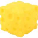 Yellow Cheese Squeeze Toy,Stress Balls for Adults ,Soft Novelty , Rebounding Sensory, Theme Cheese Cubes Squishy ,Suitable for All Ages 1.97 inches (Small)
