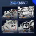 ECCPP AC Compressor 2002-2006 for Honda CR-V CRV 2.4L AC Compressor with Clutch Rapid Cooling HS110R