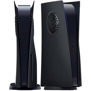 Joso Faceplate Cover with Cooling Vent for Playstation 5 Disc Edition, Hard Anti-Scratch Dustproof Case, Premium ABS Replacement Side Shell for PS5 Disc Edition, for PS5 Accessories, Easy Installation