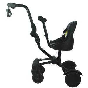 Englacha Uptown Rider  Child Rides Alongside Stroller Attachment with Comfy Padded Saddle Seat  Universal Fit for Most Strollers  Quick and Easy to Use  Designed for Safety