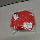 Women Lace Bodysuit Sexy Teddy Lingerie Body Suit Eyelash Trim Mesh Stripes 1 Piece Snap Crotch Tops (Red, S)