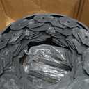 4 in x 25 Ft Garden Landscape Edging, No Dig Garden Edging Border Kit with 46 Pcs Spikes for Flower Bed Lawn Yard Grass Black