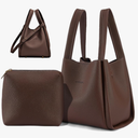 Bucket Bags for Women Vegan Leathe Crossbody Bags Trendy with Removable Shoulder Strap Mini Bucket Purses Handbag