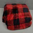 Westinghouse Heated Car Blanket, 12-Volt Electric Blanket for Car, Truck, SUV, RV, Portable Heated Throw for Camping, Red Buffalo Plaid, 59" x 43