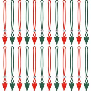 24Pcs Anchor, Christmas Ornament Hangers with Red & Green Design, Reusable Silicone Hooks for Securely Hanging Ornaments on Tree, Gift for Christmas Decorations