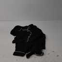 Leikar Button Up Pajama Set For Women Long Sleeve Shirt And Pajama Pants Soft Pjs Lounge Sets (Medium, Black)