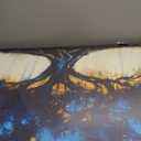 Olivine Tree Large Wall Art, Tree Of Life Pictures Wall Decor, Blue Tree Canvas Prints Painting, Framed Artwork for Dining Room Living Room Bedroom Bathroom Office Home Decor 60"x30"