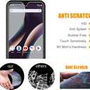 [3 Pack] Tempered Glass Screen Protector Compatible with BLU G64/G64L with 9H HD Clear Transparent Ultra thin Protective Glass Film