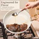 CAROTE 19pcs Pots and Pans Non Stick, Cookware Sets Detachable Handle, Induction Kitchen Pots and Pans,NonStick Cooking Set, Oven/Dishwasher/Fridge Safe, Space Saving (Cream White)