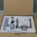 keyless Entry Door Lock deadbolt with Handle Set- Front Door Fingerprint Smart Locks with 2 Lever Handles-Keypad Code Deadbolt -App Control,Auto Lock, Easy to Install (K10 black)