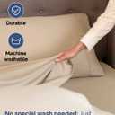 Extra Deep King Sheet Set - 6 Piece Breathable and Cooling Sheets - Hotel Luxury Bedding for Women, Men, Kids & Teens - Easy & Secure Fit - Soft, Wrinkle Free and Comfy - Extra Deep Pockets - Cream