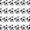 WELLVO 24Pcs Mini Foam Soccer Stress Balls Soccer Party Favors, Small Foam Squeeze Anxiety Toy Sports Squishy Ball for Kids School Carnival Reward Soccer Ball Party Decorations Supplies (1.6 inch )