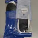 2 x Cloud Insoles - 4D Orthopedic Insoles for Women & Men - Plantar Fasciitis, Sports Shoes, Anti Fatigue, Shock Absorption, Foot Pain Relief (Black, 4-8.5)