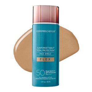 Colorescience Total Protection Face Shield Flex SPF 50, 1.8 fl. oz. (Tan) EXP 11/2026