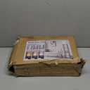 Floor Lamp with ShelvesWood Corner Floor Lamps for Living Room Tables with 3 CCT LED Bulb,Modern Display Bookshelf Nightstand Lamps,Column Standing Lamp for Bedroom Office Home Decor-Rustic Wood (10.2 "wide)