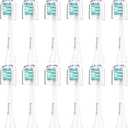 12 Pack Replacement Toothbrush Heads for Philips Sonicare Replacement Heads C2,C1,4100, Electric Replacement Brush Head for Phillips Sonicare Brush C2, C1, 4100, for Sonic Care Toothbrush,White