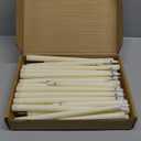 64 Pcs Flameless LED Taper Candles Battery Operated Candles 4 Sizes of 8.5'', 9.65'', 10.83'', 12.8'' Candlesticks Flickering for Halloween Christmas Church Wedding(Ivory White)