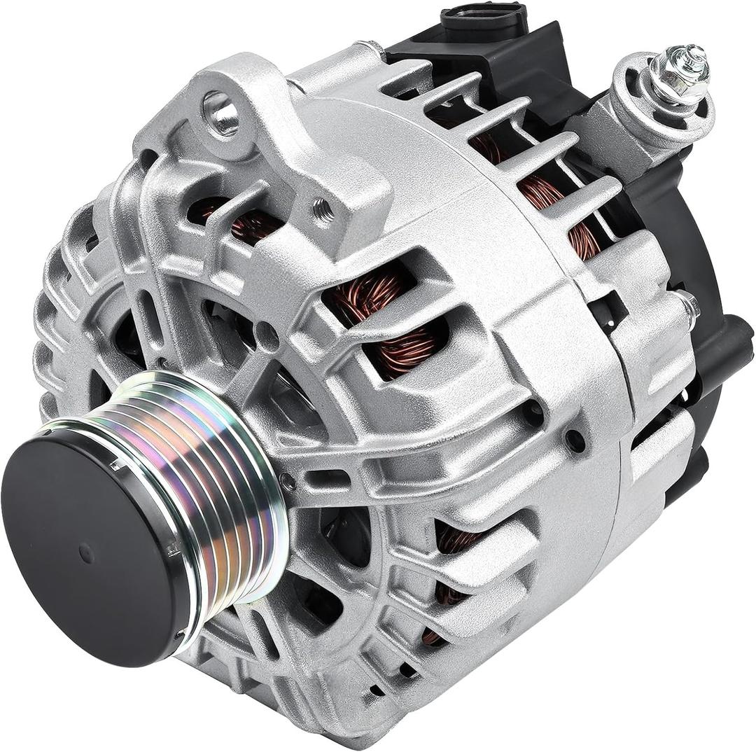 11258N Alternator Compatible with 2007-2012 Nissan Altima L4 2.5L, 2007-2012 Sentra, 2011-2013 Rogue, 2014 2015 Rogue Select L4, Alternator 12V 110Amp 6-Groove, TG12C032 23100-JA02A