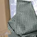 Clara Clark Bathroom Accessories Set - Bathroom Set, Bathroom Sets with Shower Curtain and Rugs, Shower Curtain Set with Trash Can - Sage Green - 22PC