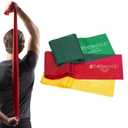 THERABAND Resistance Bands Set, Professional Elastic Band For Upper & Lower Body Exercise, Strength Training without Weights, Physical Therapy, Pilates, Rehab, Yellow & Red & Green, Beginner (Yellow/Red/Green - Beginner Set)