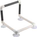 Portable Birds Shower Perch, Parrots Stand with Suction Cups Window Shower Bath Wall Standing Toy for Medium and Small Parrots Birds