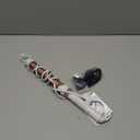 Conair Double Ceramic 1-Inch Curling Wand, Produces Flawless Waves, Curling Iron for Use on Medium and Long Hair, 30 Heat Setting Curling Iron, White