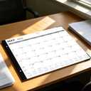 Desk Calendar 2026, KOPEESY 22" x 17" Large Desk Calendar, 18 Mouths From January 2026 to June 2027, Desktop Calendar with Notes and Thick Paper for Home, Office and School