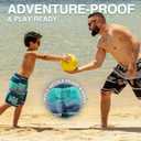 Kanu Surf Boys Yolo Quick Dry UPF 50+ Beach Swim Trunk (10-12, Sandbar Blue/Green)