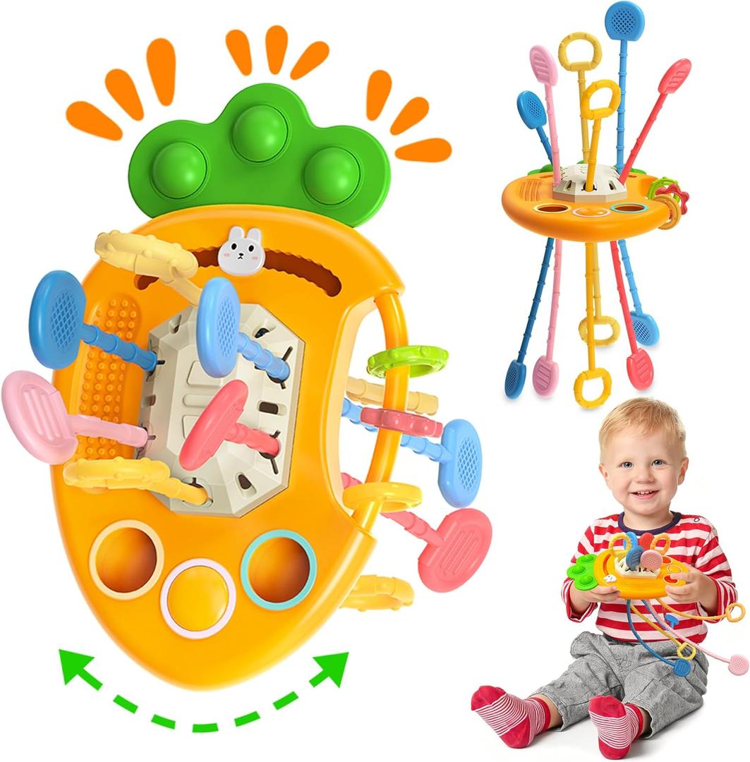 Tonberless Baby Easter Toys, Toddler Easter Basket Stuffers, Baby Birthday Gift Basket Essentials Montessori Toys for 18+ Months Infant Boys and Girls