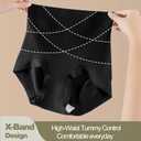 GENTLE. BEAR High Waisted Tummy Control Underwear for Women, Body Shaper Panties, Cincher Body Shaper, Shapewear Panty Girdle,Body Shaper Underwear Black,pink
