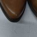 mysoft Women's Cowboy Boots Mid Calf Cowgirl Embroidered Western Pointed Toe Chunky Heel Pull On Knee High Boots 9.5