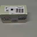 Peakeep Night Light Digital Alarm Clock Battery Operated with Indoor Temperature, Desk Small Clock (White)