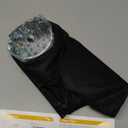 Mesh Screen with Magnetic Closure-Keeps Bugs Out Let Breeze in, Heavy Duty - Pet and Kid Friendly, Works with Front, Sliding Doors (38 x 82 Inch) (Black)