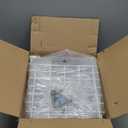 iSPECLE 4 Pack Freezer Organizer Bins, Adjustable Wire Baskets for 10 to 20 Cu.Ft Chest Freezer, Stackable Storage with Handles, Deep Freeze Organizer for Meat & Vegetables, Black