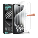 [3 Pack Soft Hydrogel Film Screen Protector for iPhone 15 Pro Max/iPhone 15 Plus, Upgraded Non-breakable Flexible TPU for iPhone 15 Pro Max Screen Protector Film (NOT Glass)